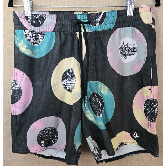 Volcom‎ Board Shorts Mens 30 Stoneys Entertainment Drawstring Beach Pool Summer - Picture 1 of 10